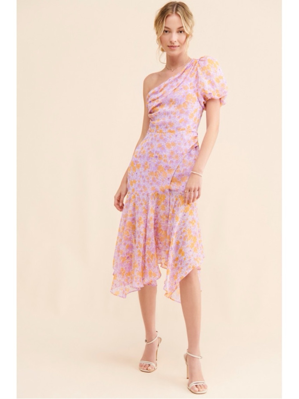 ASTR The Label Santorini Midi Dress in Lilac
